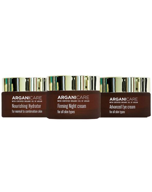 Coffret Routine hydratante à l'huile d'argan tous types de peaux