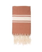 St Tropez Traditionele Fouta Terracotta - 100x200 cm