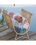 St Tropez Traditionele Fouta Terracotta - 100x200 cm