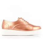 Derbies Creepers en Cuir cuivre