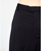 Pantalon droit fluide noir