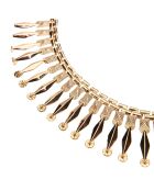 Parure Collier & Boucles d'oreilles Osiris dorée