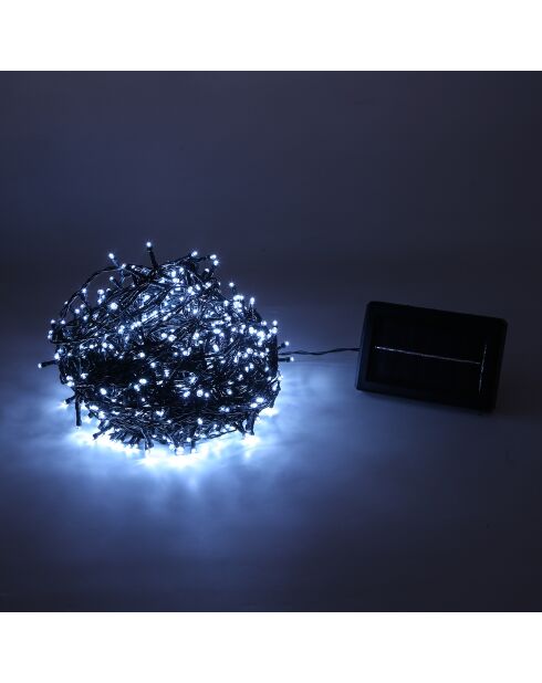 Guirlande solaire 1000 LED blanche - 61.94 m