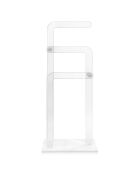 Support à serviettes transparent - 41x24.5x101 cm