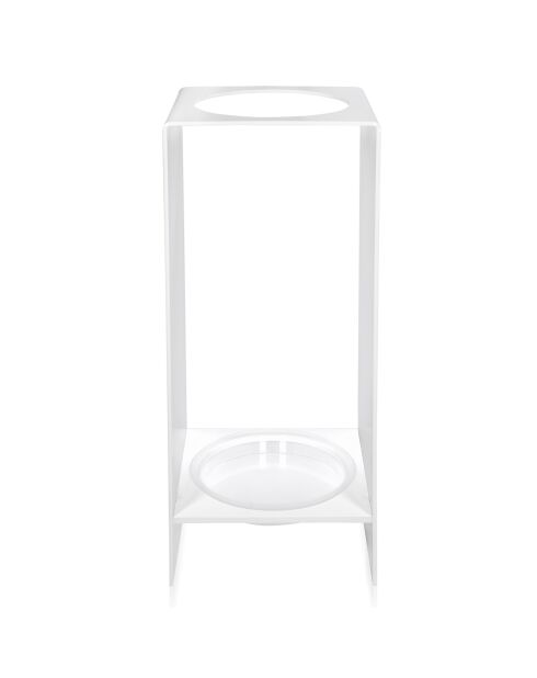 Porte-parapluie Madison blanc - 26x25x64 cm