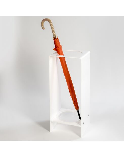 Porte-parapluie Madison blanc - 26x25x64 cm
