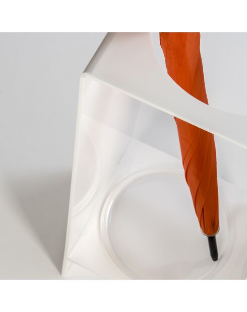 Porte-parapluie Madison blanc - 26x25x64 cm