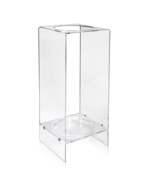 Porte-parapluie Madison transparent - 26x25x64 cm