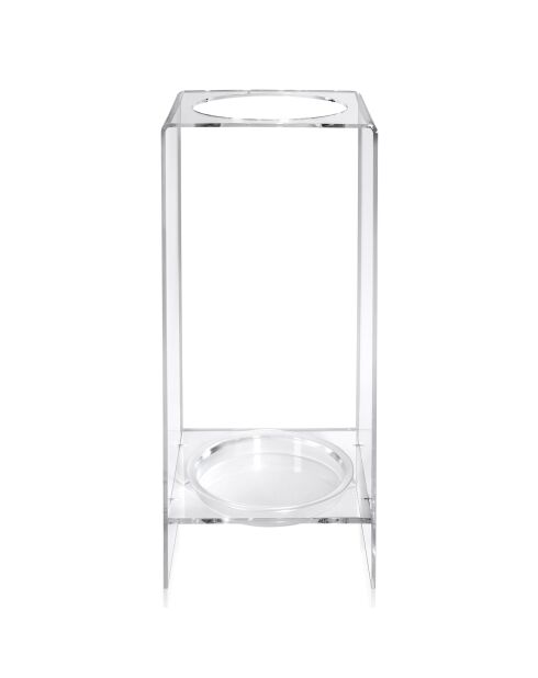 Porte-parapluie Madison transparent - 26x25x64 cm