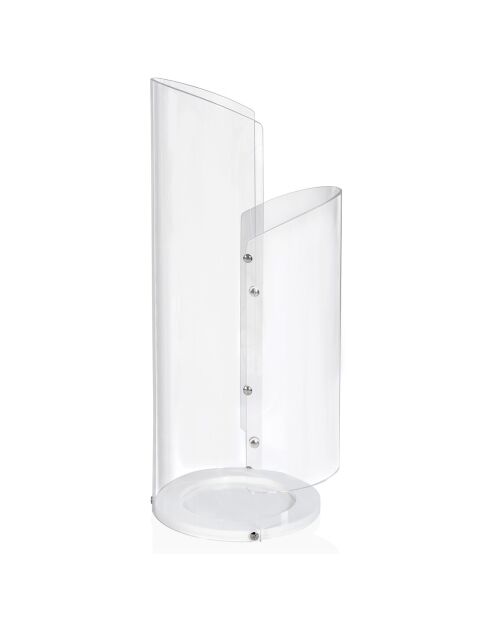 Porte-parapluie Housecode transparent - 21.5x23.5x55 cm