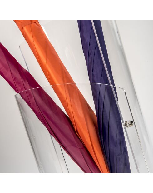 Porte-parapluie Housecode transparent - 21.5x23.5x55 cm