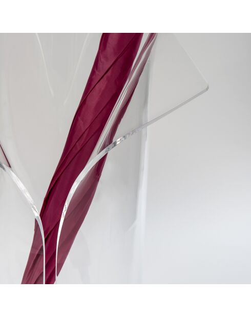 Porte-parapluie Papillon transparent - 28x30.5x57 cm