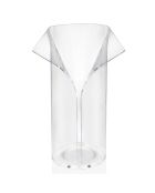 Porte-parapluie Papillon transparent - 28x30.5x57 cm