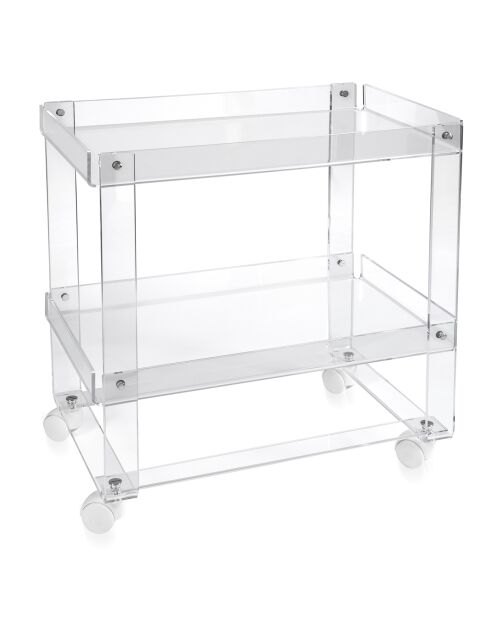 Desserte Valletto Carrello transparent - 60.5x39.5x64 cm