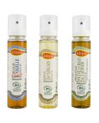 3 aceites orgánicos hidratantes y regeneradores de argán, nigella y alepo - 3x100 ml