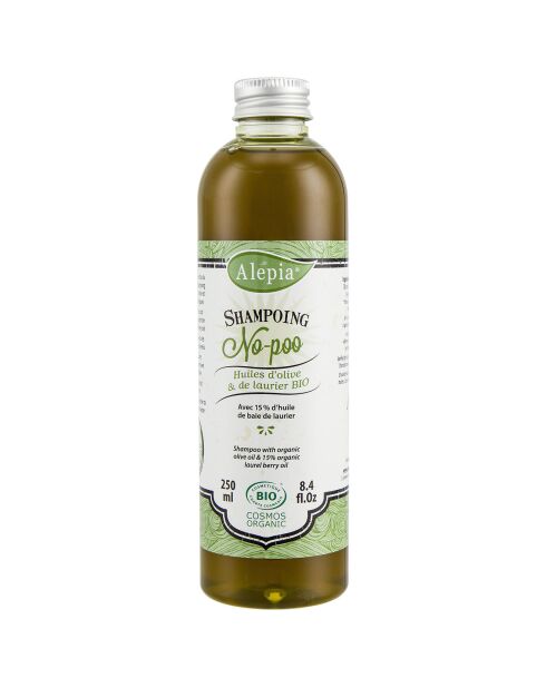 Shampoing No-poo BIO 15% d'huile de Baie de Laurier Apaisant - 250 ml