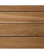Table rectangulaire extensible pieds croisés Fun teck - 180/240x100x75 cm