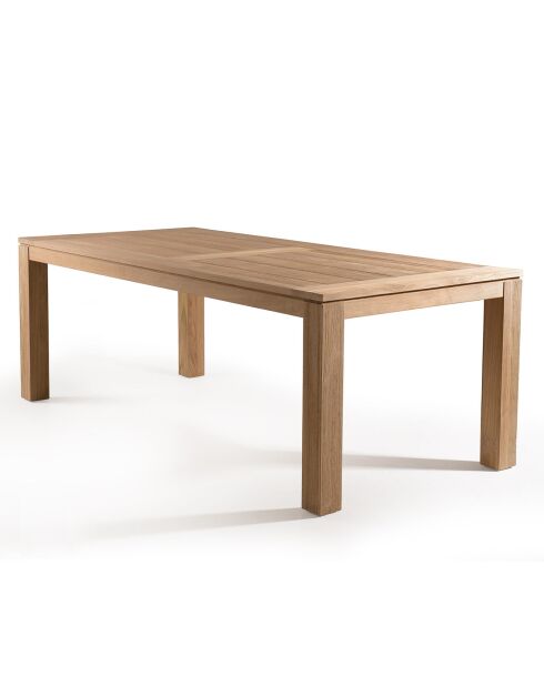 Tavolo Denver Kim in teak - 220x100x78 cm