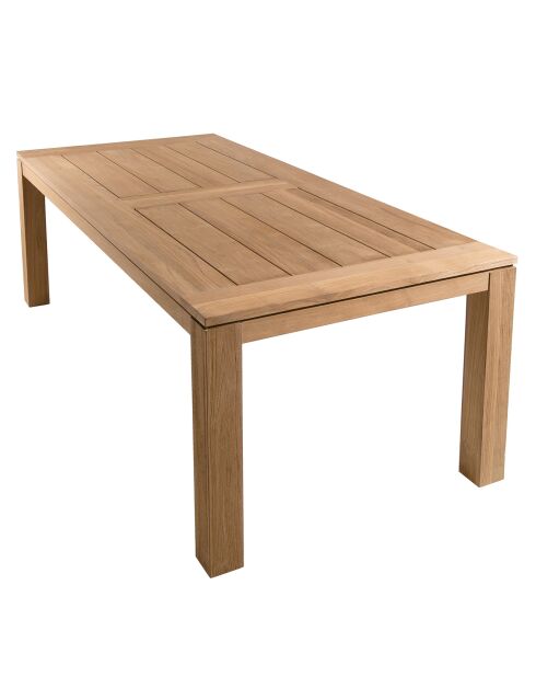 Tavolo Denver Kim in teak - 220x100x78 cm