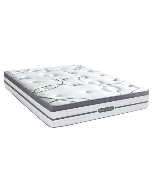 Matelas Concorde blanc/gris - 160x200 cm
