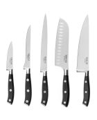 Set de 5 couteaux Vulcano gris/noir