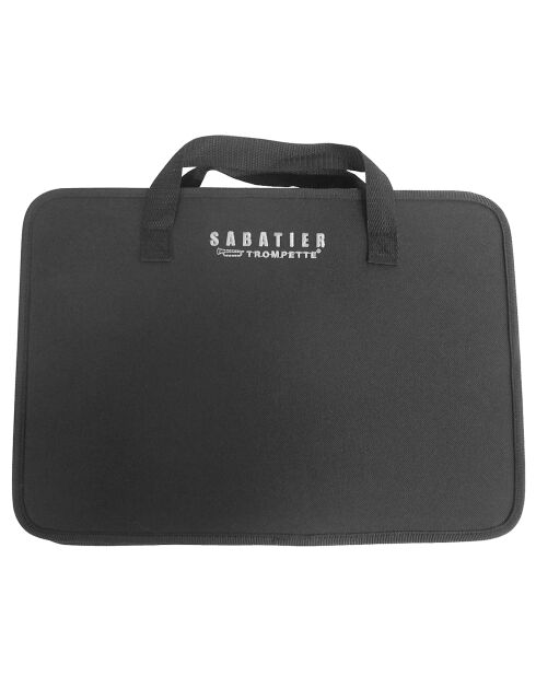 5 Couteaux avec une trousse Vulcano gris/noir