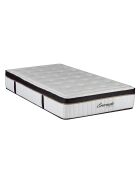 Matelas Emeraude blanc/noir - 90x190 cm
