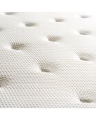 Matelas Emeraude blanc/noir - 90x190 cm
