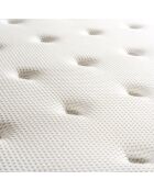 Matelas Emeraude blanc/noir - 140x200 cm