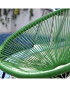 Ensemble 2 fauteuils & table Pinamar vert
