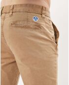 Pantalon chino slim Lowel beige