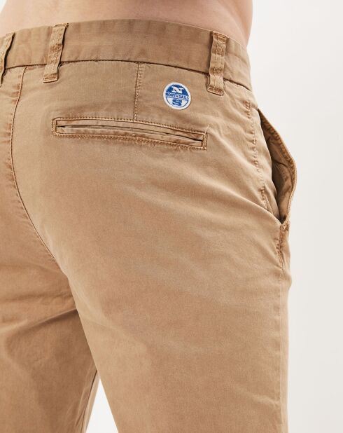 Pantalon chino slim Lowel beige