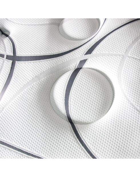 Matelas Concorde blanc/gris - 90x190 cm
