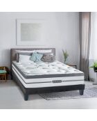 Matelas Concorde blanc/gris - 90x190 cm
