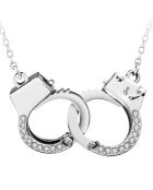 Collar de plata con cristales de Swarovski