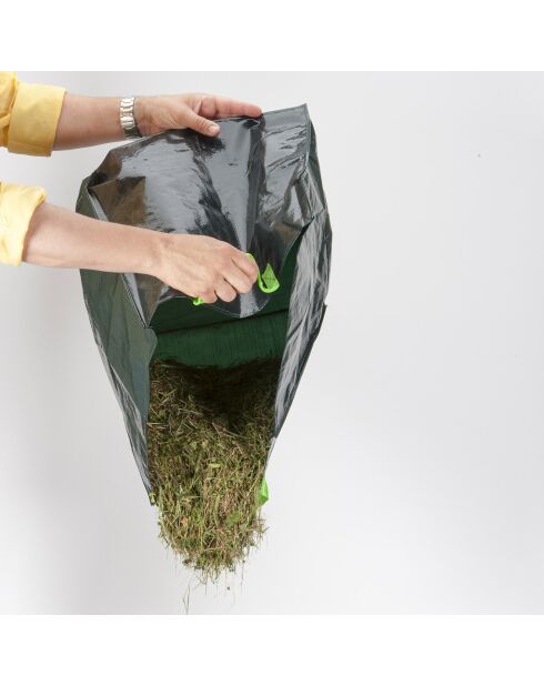 3 Sacs de jardin avec poignées verts - 70/100/170L