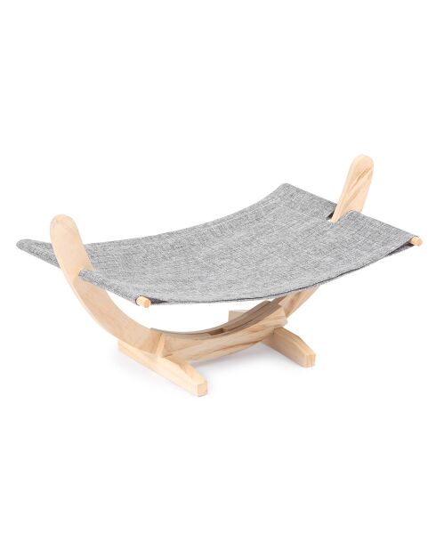Hamac pour chat gris - 62x35x30 cm