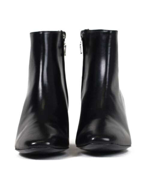 Bottines en Cuir Thais noires - Talon 5 cm