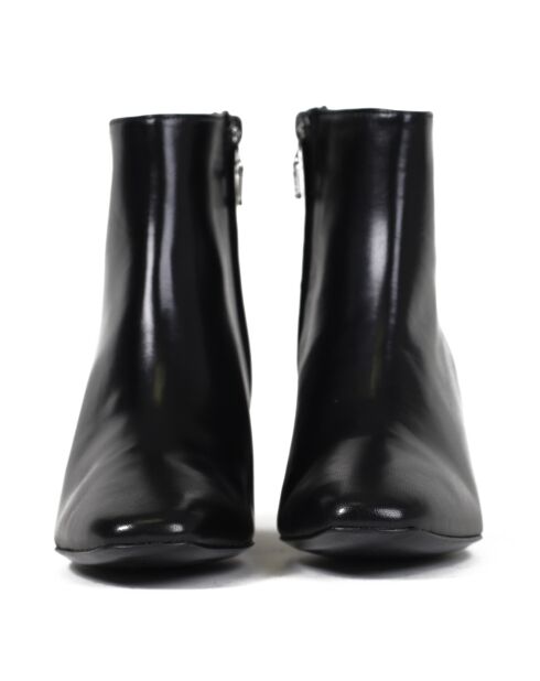 Bottines en Cuir Thais noires - Talon 5 cm