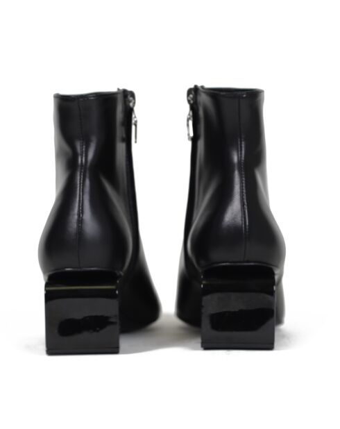 Bottines en Cuir Thais noires - Talon 5 cm