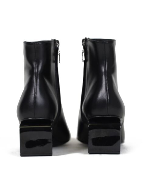 Bottines en Cuir Thais noires - Talon 5 cm