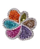 Bague Flora multicolore