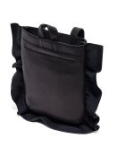 Sac pochette en Cuir noire - 22x24x3 cm