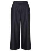 Pantalon 3/4 large en jean noir