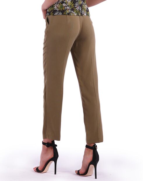 Pantalon droit safari
