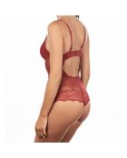 Body tanga Holy en dentelle bordeaux