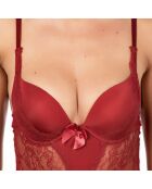Body tanga Holy en dentelle bordeaux
