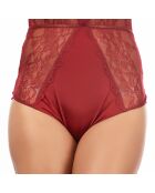 Body tanga Holy en dentelle bordeaux