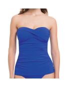 Haut de Maillot Tankini bustier Tutti Frutti bleu roi