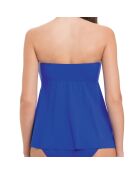 Haut de Maillot Tankini bustier Tutti Frutti volanté bleu roi
